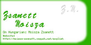 zsanett moisza business card